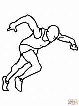 Para Colorear Atleta Imprimir Gratis  Images And Photos Finder sketch template