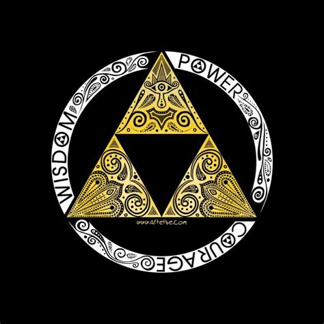 Zelda - triforce circle Tshirt Print Design by Art et Be #zelda | Legend of zelda tattoos, Zelda ...