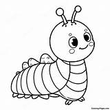 Cute Caterpillar Coloring Page  Pagescom sketch template
