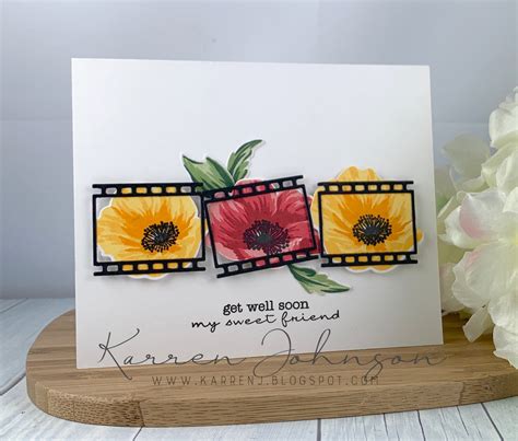 KarrenJ - Stamping Stuff: Poppy Frames