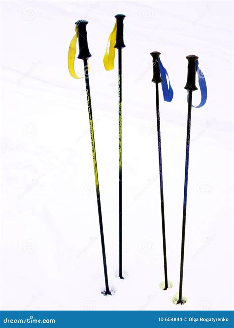 Ski Poles Stock Images - Image: 654844