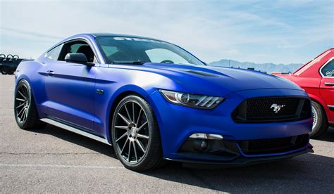 Matte Blue 2015 Ford Mustang GT : Mustang