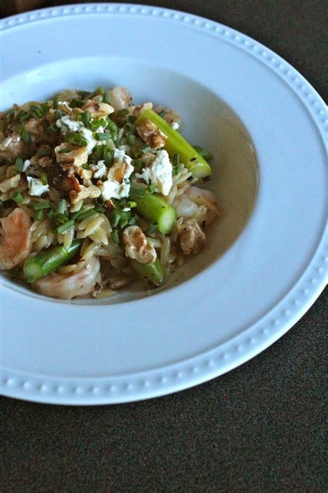 Carey On Lovely: Bleu Cheese Asparagus Orzotto