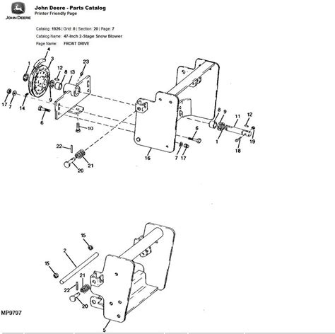 John Deere 47 Snowblower Parts Diagram - Derslatnaback