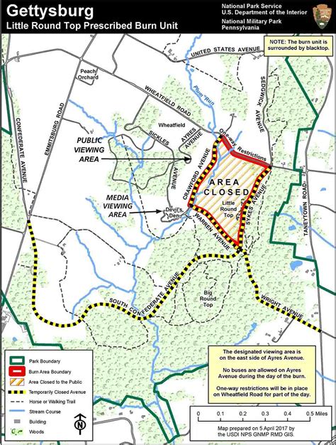 Little Round Top Prescribed Fire - Gettysburg National Military Park (U.S. National Park Service)