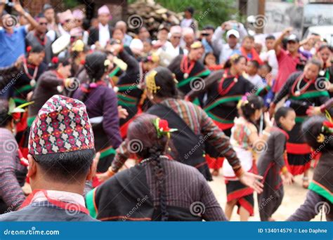 Local Nepali People are Having Dance Festivals Around Bhaktapur ...