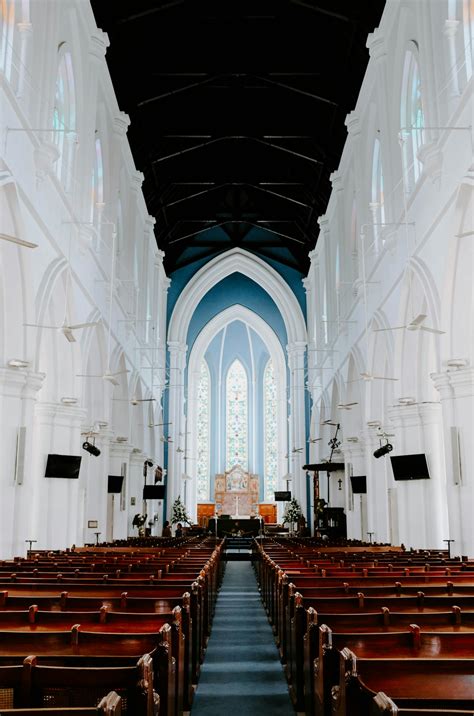 Architectural Photography of Church Interior View · Free Stock Photo