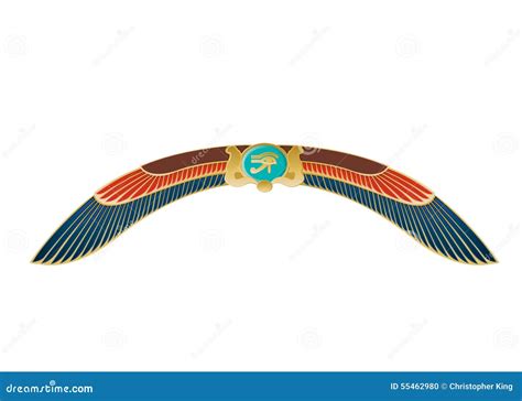 Egyptian Icon Wings Stock Vector - Image: 55462980