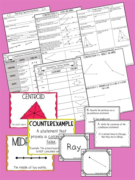 Intro to Geometry Unit (Geometry Unit 1) - Lindsay Bowden