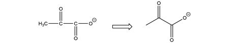 What is the structure of pyruvate at pH 7.4? | Quizlet