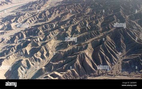 An aerial view of sand dunes with wave pattern Stock Photo - Alamy