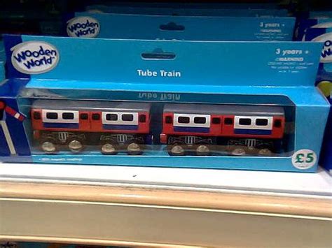 Packaged London Underground Wooden Toy Tube Train by Annie Mole, via ...