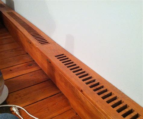 How to Make Wooden Baseboard Heater Covers. | Baseboard heater covers ...