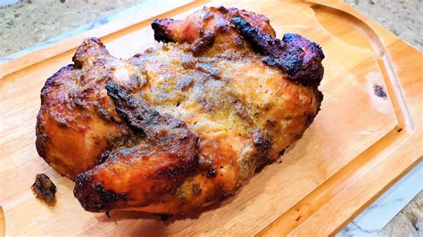 Smoked Whole Chicken using an electric smoker - YouTube