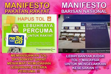 BroBecx: Manifesto Pakatan Rakyat "Hapus Tol"