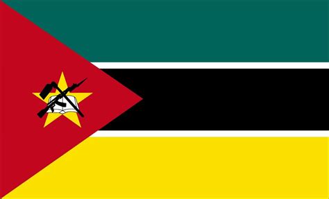 Desenho da Bandeira de Moçambique | Vetor Premium