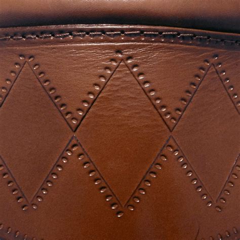 Brown Diamond Leather Pool Table Pocket Set | Games For Fun