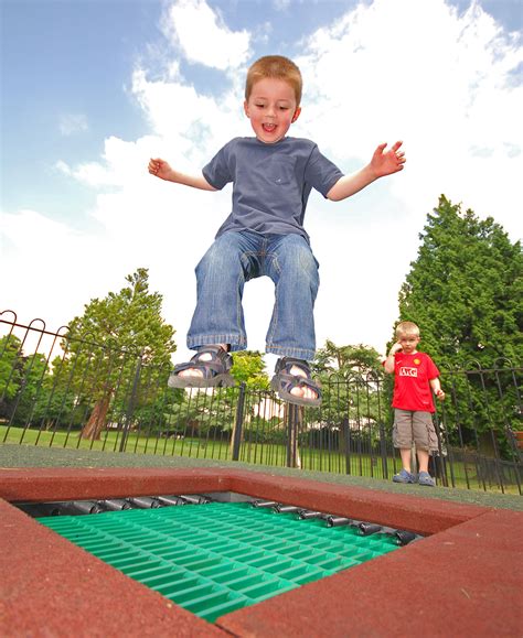 Outdoor trampoline park - Sutcliffe Play