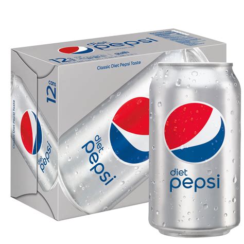 Diet Pepsi Soda Pop, Light Crisp, 12 fl oz, 12 Pack Cans - Walmart.com