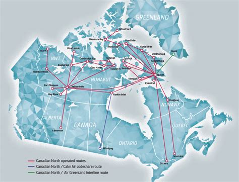 Route Map - Canadian North