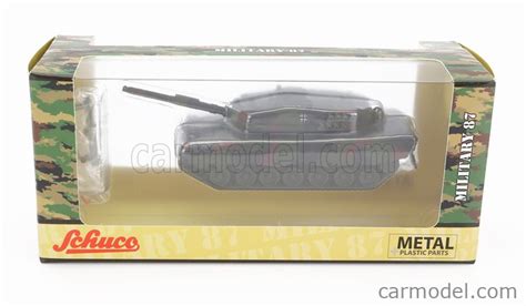 SCHUCO 452666300 Scale 1/87 | TANK LEOPARD 2A1 TANK 1979 MILITARY CAMOUFLAGE