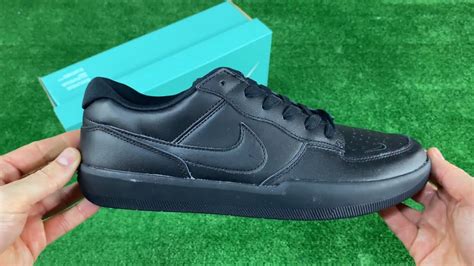 Nike SB Force 58 PREMIUM - Black 2021 - Unboxing + on feet - YouTube