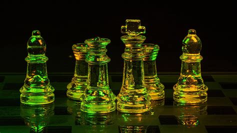 Glass chess pieces II :: Behance