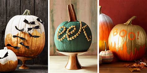 15 Best Pumpkin Decorating Ideas for Halloween 2018 - No Carve Pumpkin Decorating Ideas