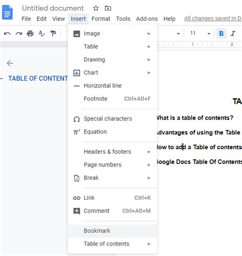 How To Generate Table Of Contents In Google Docs | Brokeasshome.com