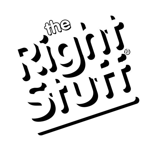 The Right Stuff Logo PNG Transparent & SVG Vector - Freebie Supply