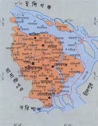 Shariatpur District: shariatpur map bangladesh