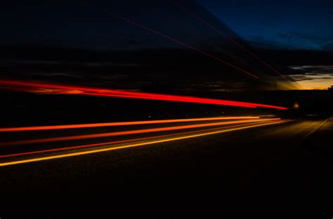 long exposure #lights light trail #taillight #red #yellow #blur #speed ...