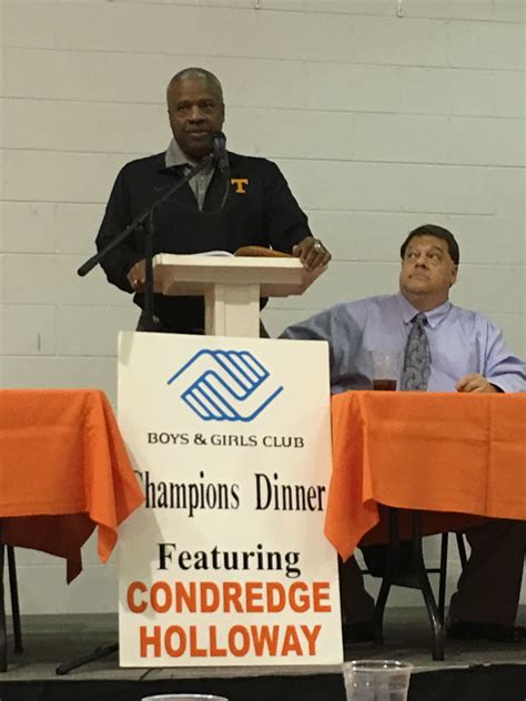 Tennessee Volunteer & CFL Football Legend Condredge Holloway speaks at ...