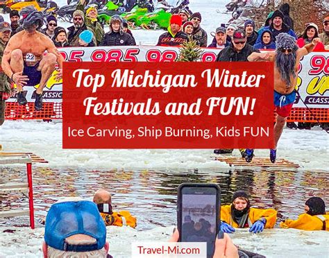 Top 30 Michigan WINTER FESTIVALS 2024, Events, Family FUN Things To Do