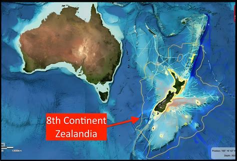 Scientists released the map of 'Zealandia', the 8th continent submerged ...