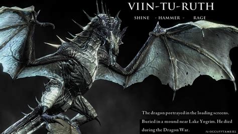 Viinturuth | Skyrim dragon, Elder scrolls skyrim, Skyrim