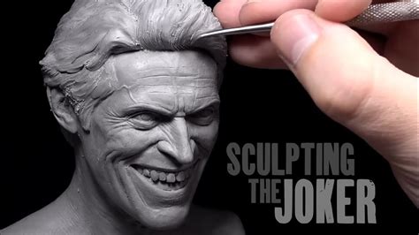 Sculptor Imagines Willem Dafoe as Joker