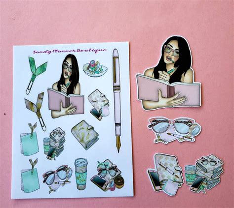 Planner Girl Stickers and Die Cuts - Etsy