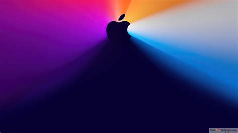 Apple Colorful Background 4K wallpaper download