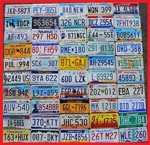 COMPLETE SET > ALL 50 STATES USA LICENSE PLATES LOT of Good License Plate Tags | eBay