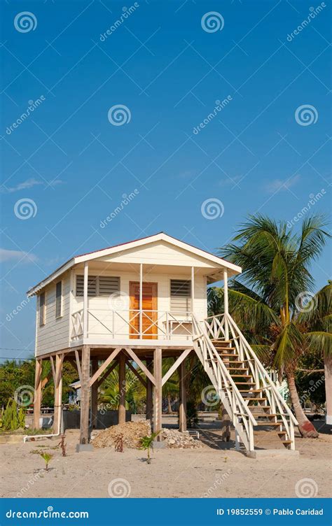 Caribbean House On The Beach. Royalty Free Stock Images - Image: 19852559