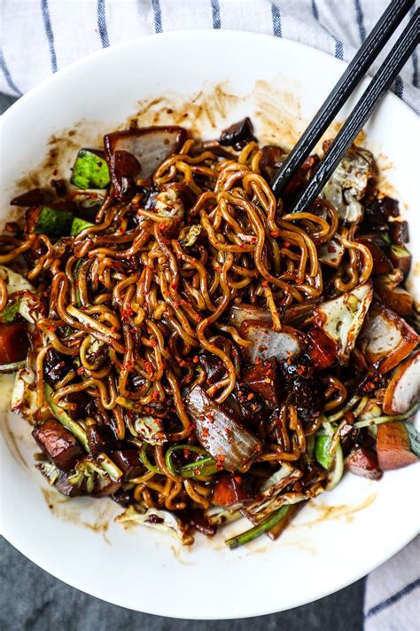 Vegan Gan Jjajangmyeon Recipe