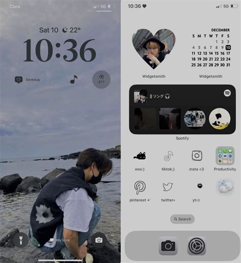 ios 16 layout :) | Iphone app design, Iphone design, Iphone home screen layout