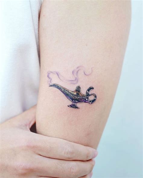 Genie Bottle Tattoo By @heemee.tattoo - Tattoogrid.net