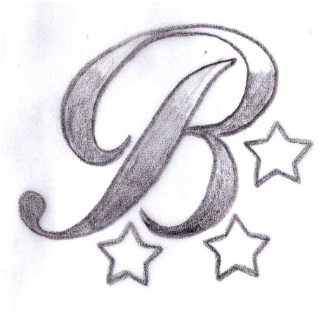 Russell Butler: B tattoo design