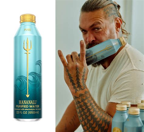 Jason Momoa and Mananalu Team Up for Aquaman Bottled Water