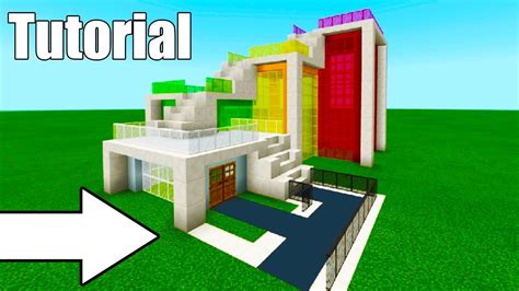 Minecraft Tutorial: How To Make A Weird Modern House "Modern House #11 ...