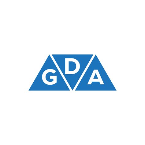 DGA credit repair accounting logo design on white background. DGA creative initials Growth graph ...