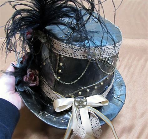 Steampunk diy, Steampunk top hat, Steampunk crafts