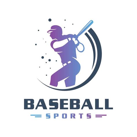 Sports baseball logo design 5021556 Vector Art at Vecteezy